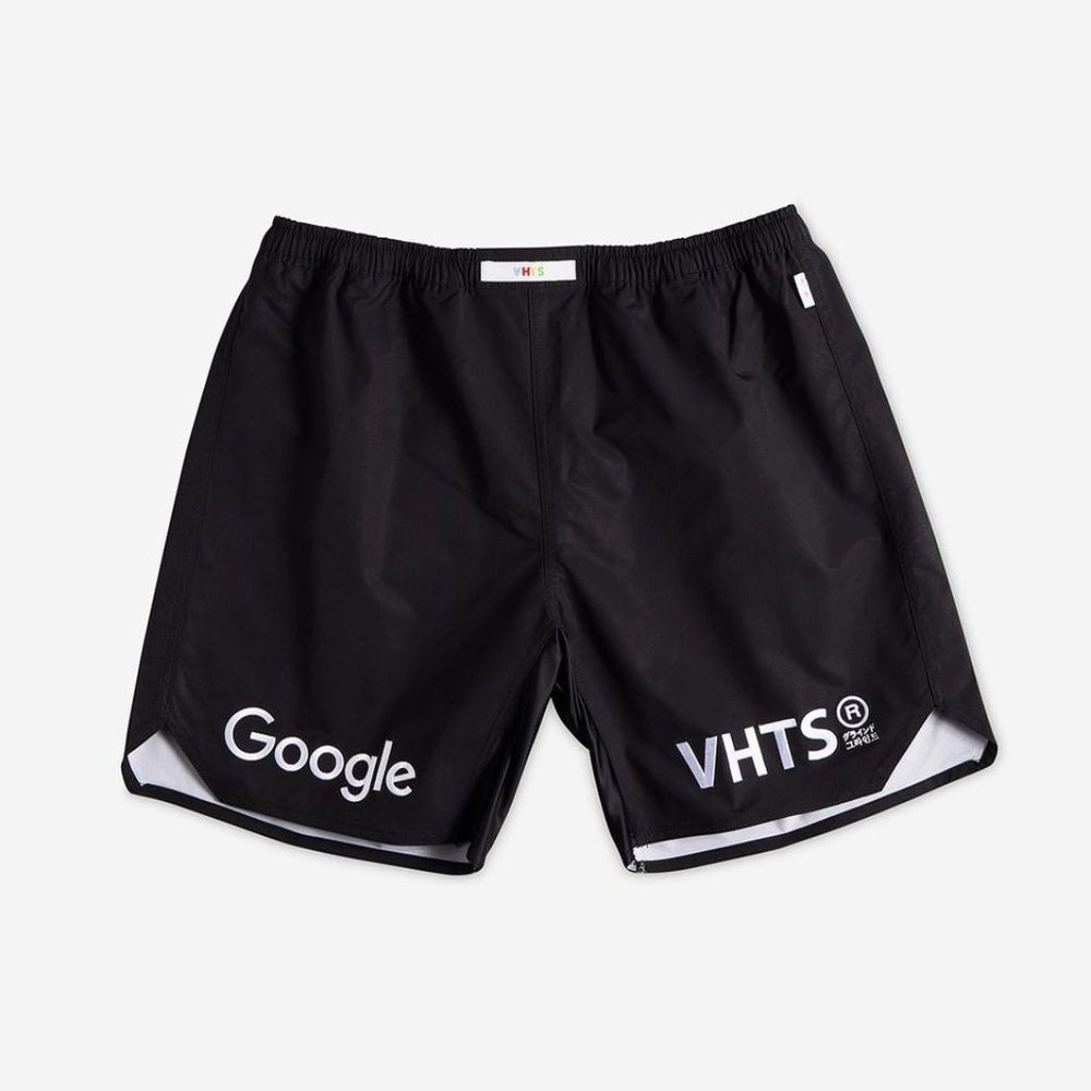 Black VHTS combat shorts with Google logo - NWT - size M